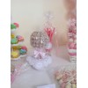 Decoración con globos y Mesas Candy Bautizo