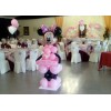 Decoración con globos y Mesas Candy Bautizo