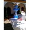 Decoración Bautizo Niño con globos y Mesa Candy