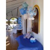 Decoración Bautizo Niño con globos y Mesa Candy