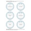 100 Etiqueta Circular 7cm CPB imprimible