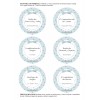 100 Etiqueta Circular 7cm CPB imprimible