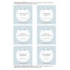 100 Etiqueta Cuadro 7cm CPB imprimible