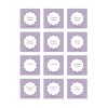 100 Etiqueta Cuadro 5,3cm CPB imprimible
