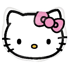 Globo Foil de 18" (45cm) Cabeza Hello Kitty