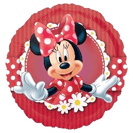 Globo Foil de 18" (45cm) Minnie Rojo