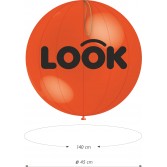 1000 Globos Punch Ball 45cm. 2C-1T