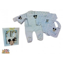 Conjunto bebé Mickey 4 Pzas.