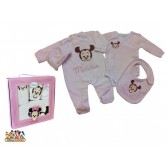 Conjunto bebé Minnie 4 Pzas.