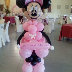 Decoración Bautizo Niña con globos y Mesas Candy