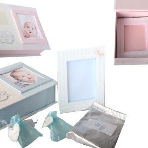 Caja regalo huella-foto bebé