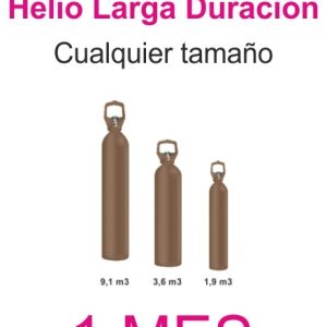 Contrato Alquiler 1 MES Botella Helio Retornable