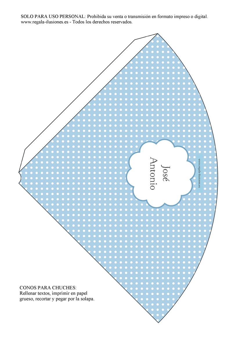 Cono CPB imprimible - Imagen 2