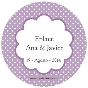 100 Etiqueta Circular 7cm LPB imprimible