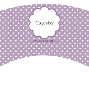 100 Wrapper Cupcake LPB imprimible