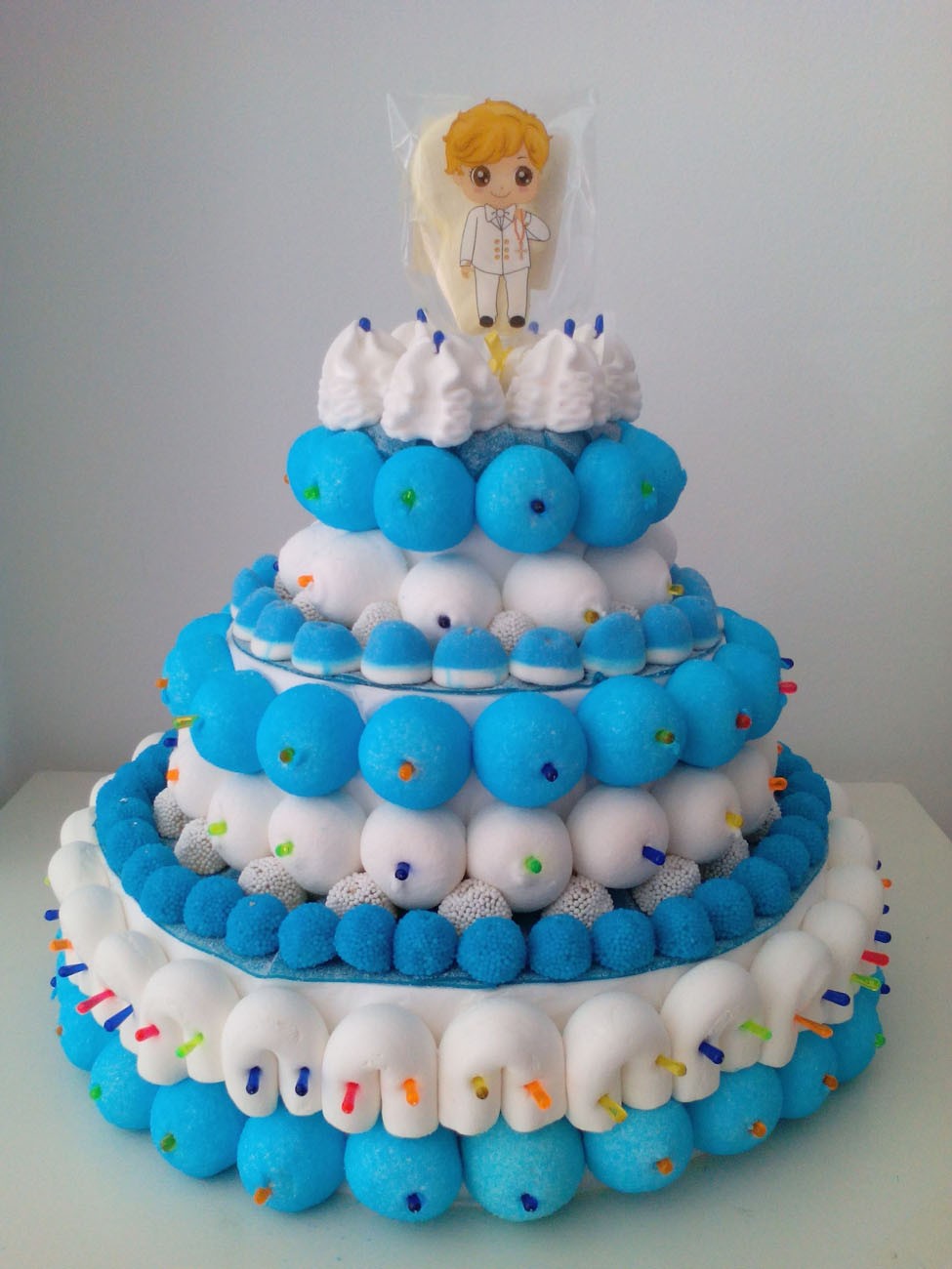 Tarta de Comunión Celeste
