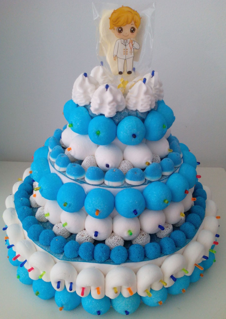 Tarta de Comunión Celeste - Imagen 2