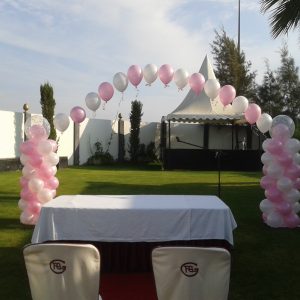 Decoración ceremonia boda exterior