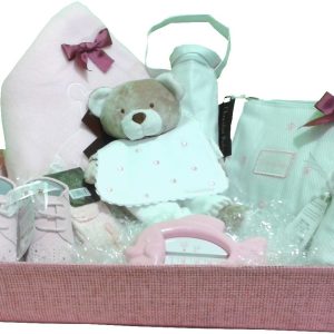Canastilla Rosa Chocolat Plus