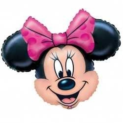 Globo Foil de 9" (23cm) Cabeza Minnie - Imagen 2