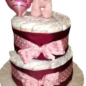 Tarta de Pañales Mimos con perrito
