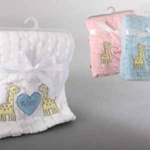 Manta infantil con Jirafas