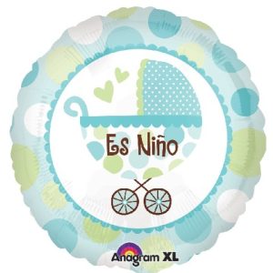 Globo Foil de 18" (45cm) Carrito Es Niño