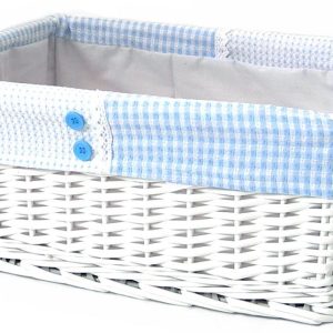 Cesta rectangular celeste