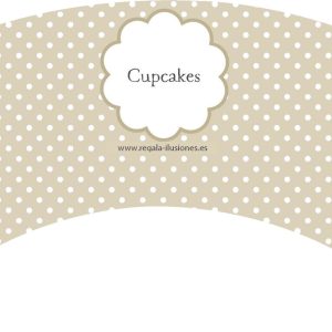 100 Wrapper Cupcake BPB imprimible
