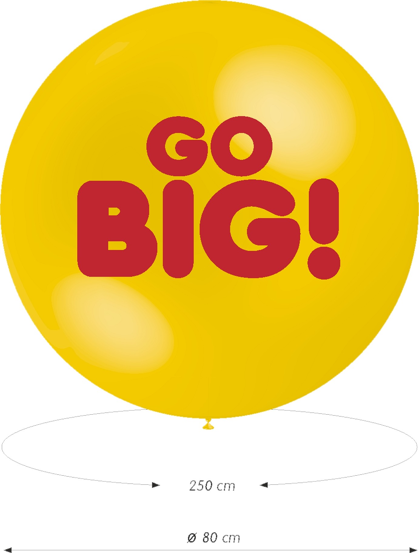 50 Globos Gigantes 80cm. 1C-1T