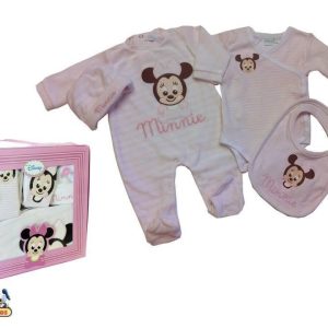 Conjunto bebé Minnie 4 Pzas.